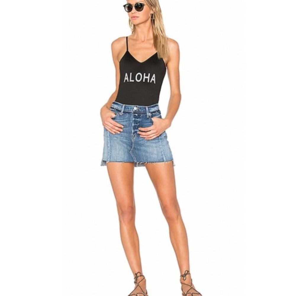 Frame Denim Mini Skirt